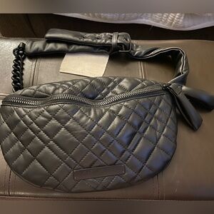 Kurt Geiger Quilted Leather Brixton Belt Bag